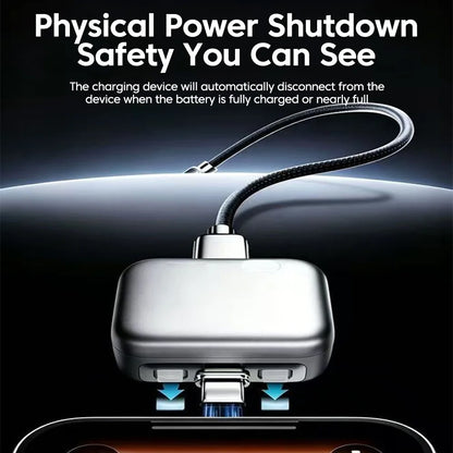 Intelligence 140W Full Charge Auto-Disconnect Charging Adapter Fast Charge Safety Separator Automatically for Type-C Devices